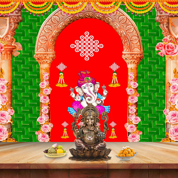 Printed backdrop cloth | India’s Largest Pooja Accessories Brand – www.satvikstore.in