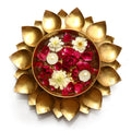 Inflorence Lotus Shape Metal Urli For Home Decor Puja Store Online Pooja Items Online Puja Samagri Pooja Store near me www.satvikstore.in