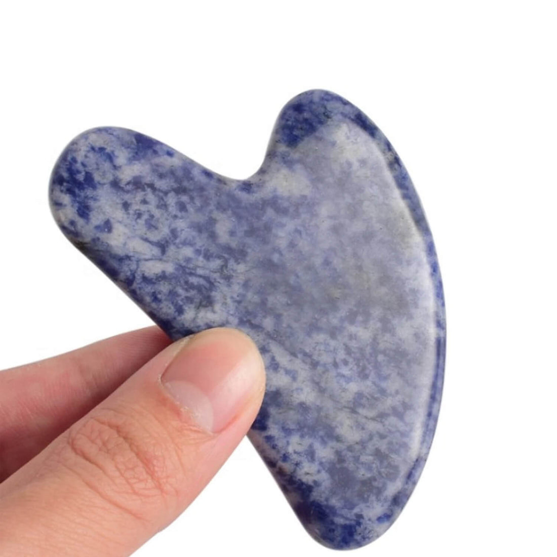 Sodalite Face Roller with Gua Sha – Skin & Energy Balance