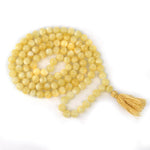 Yellow Calcite Mala for Chakra & Spiritual Healing