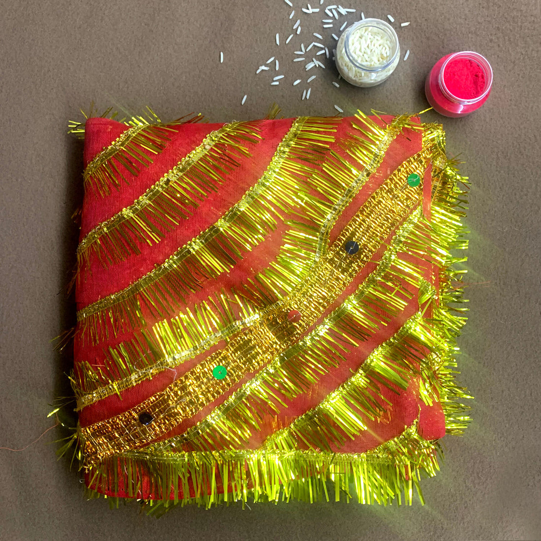 Mata ki Chunari Largest 182.8x93.9cm (72 x 37 Inch)