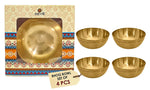 Brass Bhog Bowl (Big) is a large traditional offering bowl used for presenting prasad during religious rituals and poojas. Made from premium-quality brass, it enhances the sanctity and significance of your spiritual practices – India’s Largest Pooja Accessories Brand – www.satvikstore.in