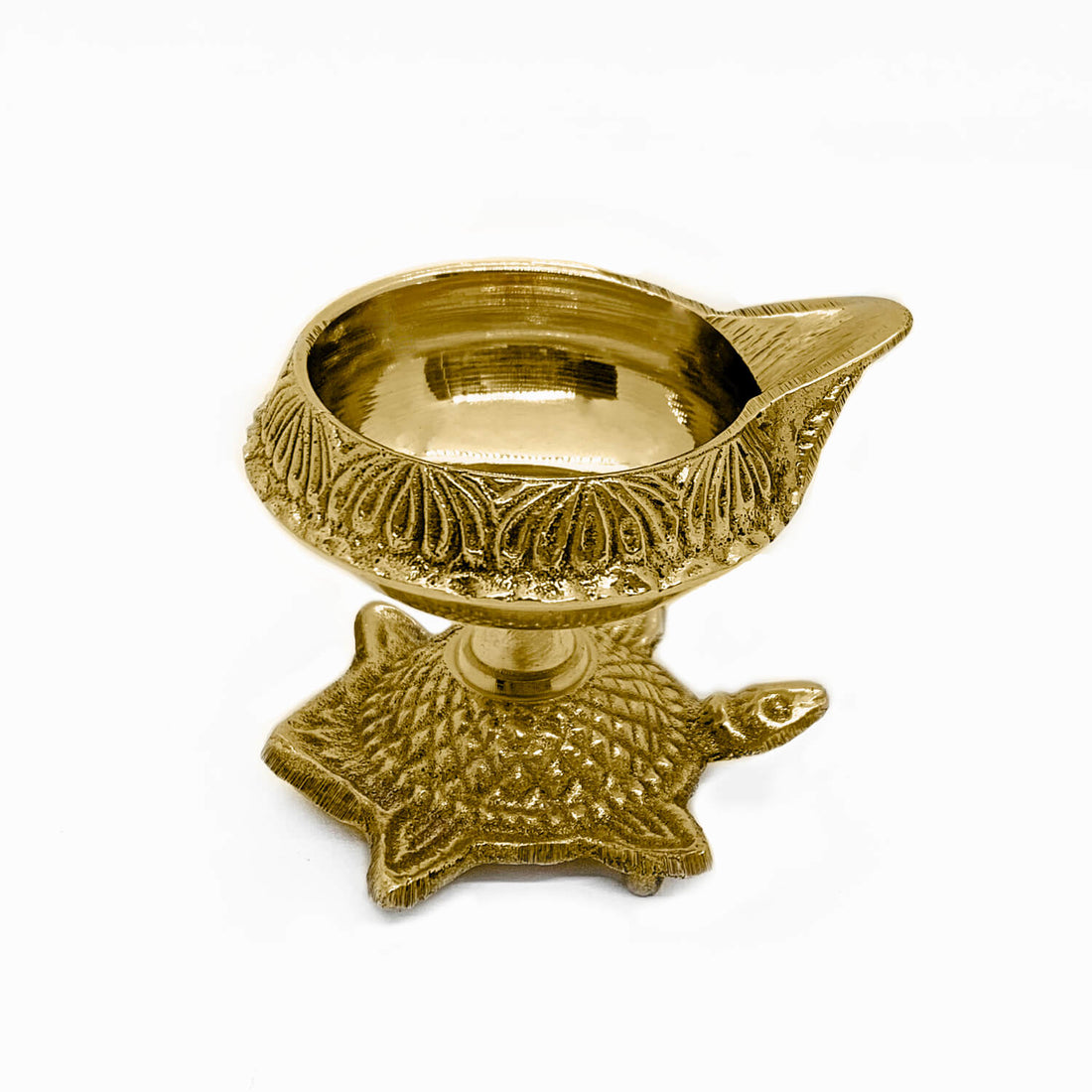 Pure Brass Turtle diya