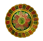 Brass Colored Turtle with Nakashi Plate/Tray (Small)
