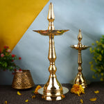 11 Inch Beautiful Brass Kerala Inauguration Diya Deepam
